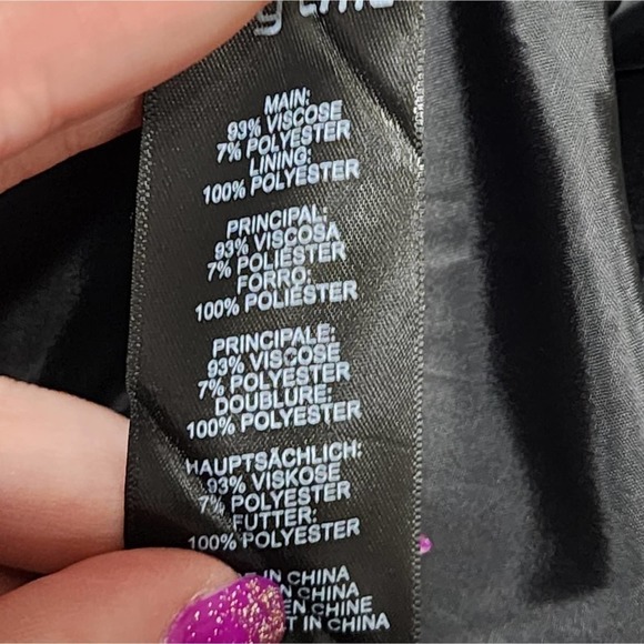 City Chic Essence‎ Career Longline Jacket - black fitted plus size XXL 24 NEW!!! - Picture 9 of 12